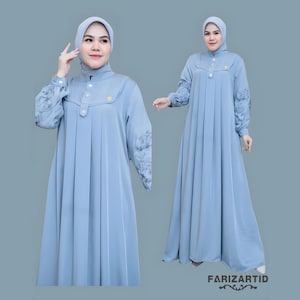 Aiserkly Comfortabele Vrouwen Hoge Taille Bloemen Moslim Longsleeve Arabische Jurk Islam Jilbab Abaya Casual Dames Jurk Roze Navy Zwart