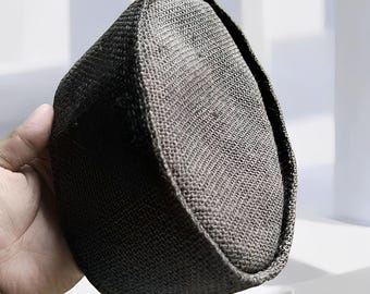 Goni Kang - Chapeau ethnique artisanal traditionnel Peci Songkok pour homme, bonnet de prière, bonnet musulman en tricot, casquette religieuse, peci fait main, bonnet musulman