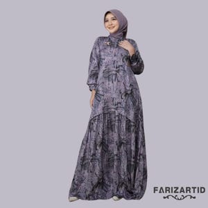 Vestido Raveelza: vestido largo elegante de primera calidad para mujer, vestido musulmán, vestido musulmán para boda, atuendo musulmán para mujer, vestido islámico para mujer