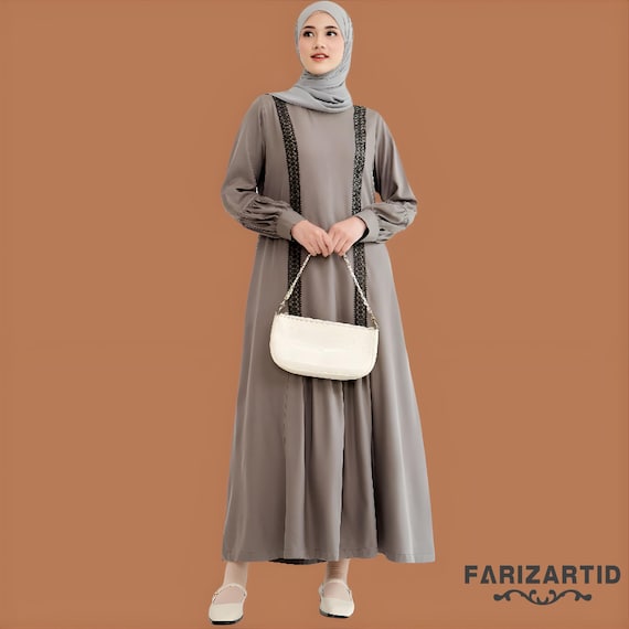 Modern and Elegant Kessy Long Dress for the Trendy Muslimah, Muslim Dress, Muslim  Dress Wedding, Women Islamic Dress, Women Muslim Attire - Etsy Hong Kong