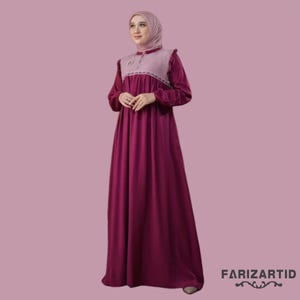 Vestido Merriana, elegante vestido de mujer para ocasiones especiales, vestido musulmán, vestido musulmán para bodas, atuendo musulmán para mujeres, vestido islámico para mujeres