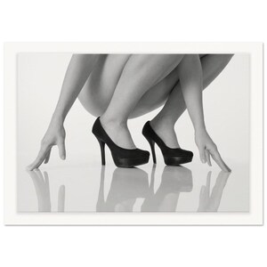 Fotografía de Scarlett con zapatos por Michael Dunning