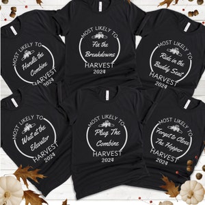 Lustige Ernte-Crew-T-Shirts, höchstwahrscheinlich personalisierte Farm-T-Shirts, kundenspezifische bewirtschaftende T-Shirts