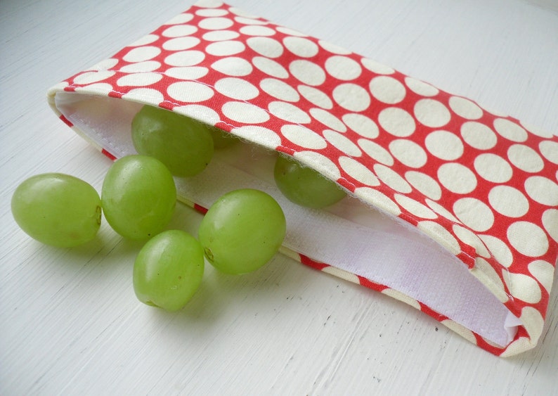 DIY ePattern Tutorial for Reusable Snack and Sandwich Bags Great for School, Work, Picnics Two Sizes Included in Pattern image 1