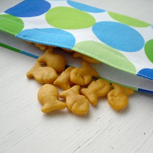 DIY ePattern Tutorial for Reusable Snack and Sandwich Bags Great for School, Work, Picnics Two Sizes Included in Pattern image 2