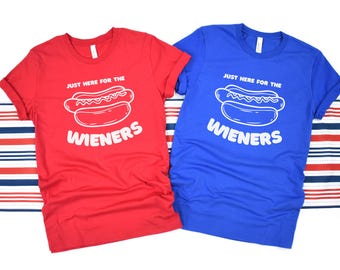 Just Here for the Wieners Unisex Heavy Cotton Tee, Funny Graphic T-Shirt, BBQ Party Shirt, Casual Summer Top, Hot Dog Lover Gift, [...]