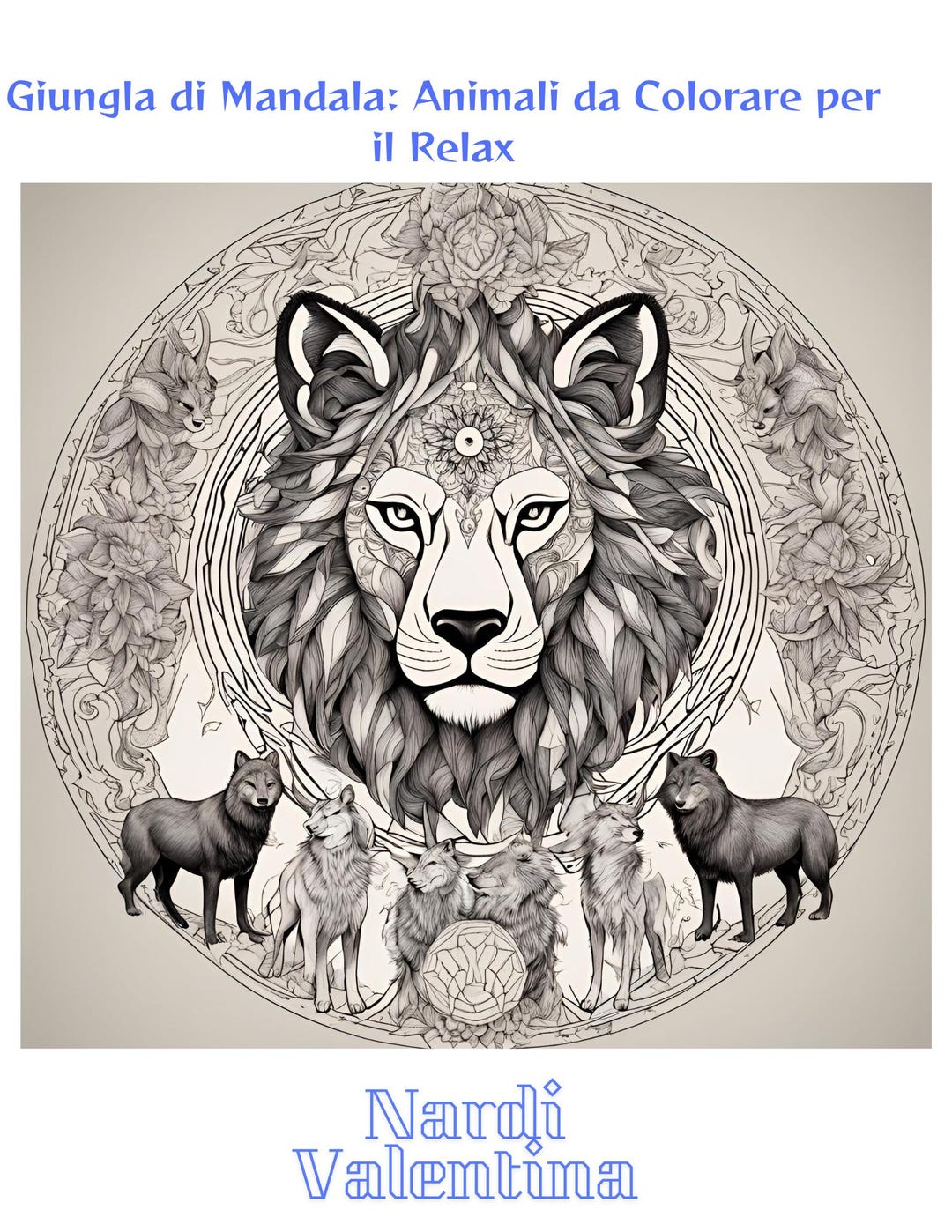 Animal Mandala Coloring Book - 120 Unique Images | Printable PDF - Etsy