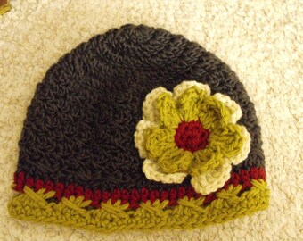Crochet Hat PDF Pattern - Mary Textured Beanie - Instant Download