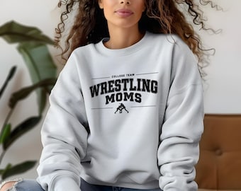 Wrestling Mom Sweatshirt: Classic Unisex Crewneck