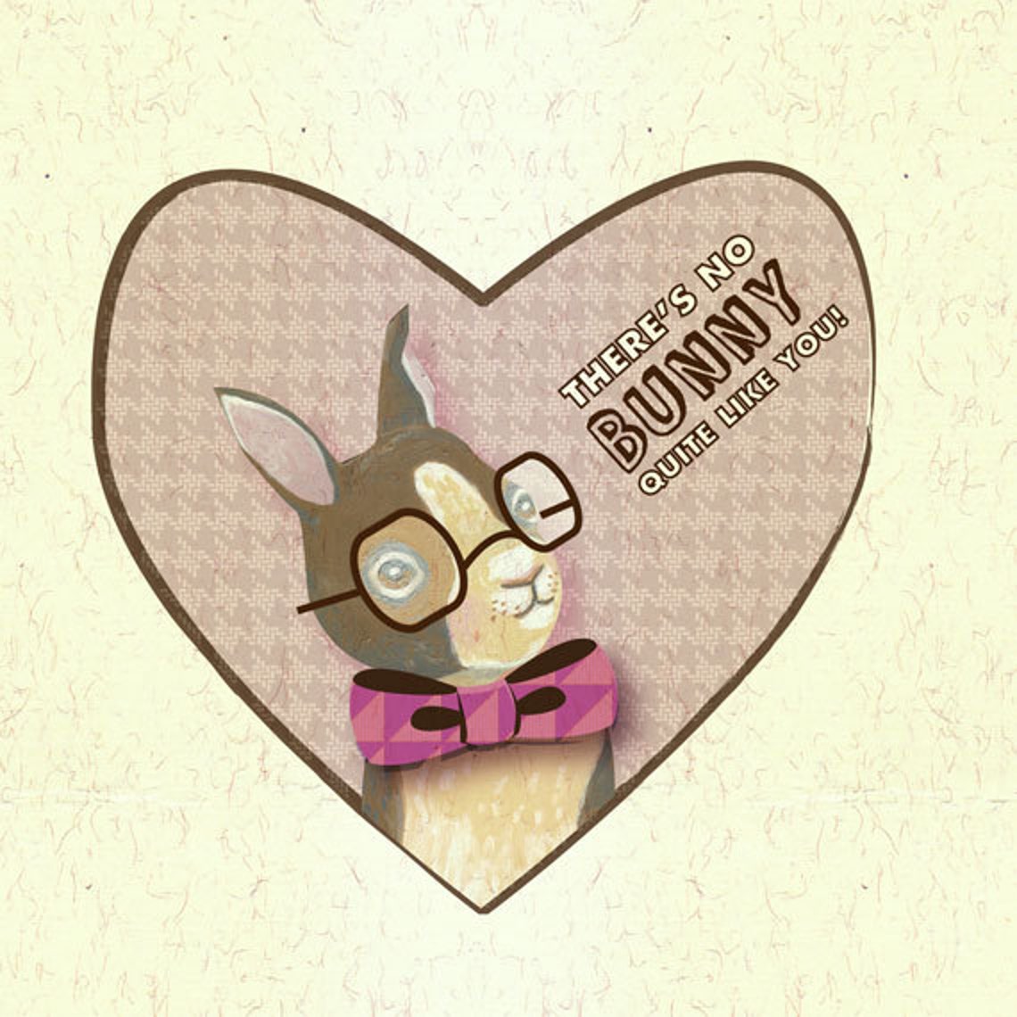 Printable PDF Cute Bunny Valentine&rsquo;s Day Cards Heart | Etsy