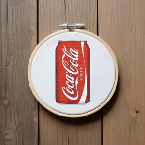 Coke Can Cross Stitch