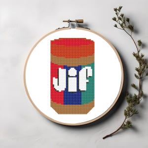 Peanut Butter Cross Stitch, Foodie Gift