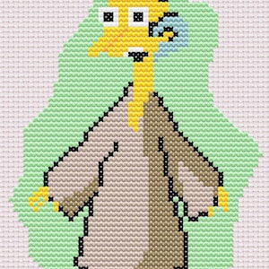 Simpsons Abduction Cross Stitch Pattern, Quirky, Pop Culture Pattern