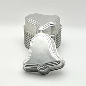 Set of 11 Vintage Bell Shaped Aluminum Jello/Cake Molds