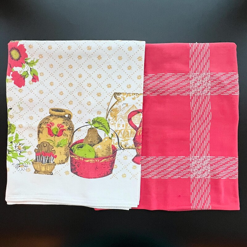 Vintage Tablecloths Etsy