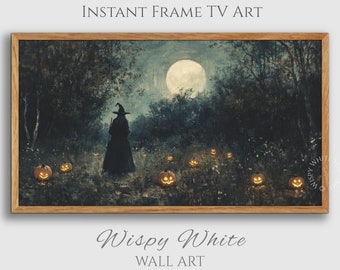 Halloween Night Frame TV Art | Halloween Instant Digital Download | Witchy Decor | Spooky Season Frame TV Art | Witchy TV Art | Fall Decor