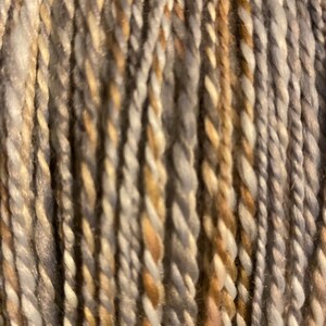 YARN HANDSPUN, Faux Cashmere, Nylon, 230 yds, 3dk to light worsted, Pebble, soft, knitters gift image 4