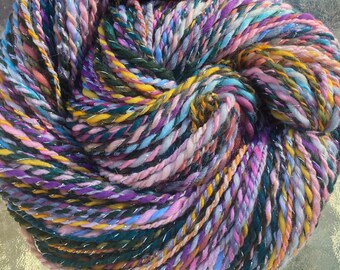 YARN Handspun, 3dk to lt. worsted, NC Photographer Inspired, Sunset Over Black Balsam by Brian Ward, 84-216yd skeins, wool, alpaca, silk