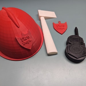 Firefighter Toys for Imaginative Play or Costume Props