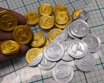 Gold (or Silver) Coins 30-Pack