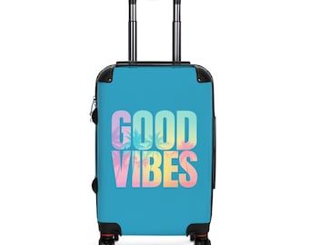 Good Vibes Suitcase - Travel Luggage, Vacation Essential, Stylish Carry-On, Summer Adventures, Perfect for Getaways