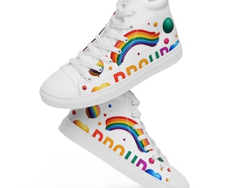 Wear Your Pride - High top canvas shoes