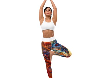 MEKANIKAL Vivid Beauty Yoga Leggings