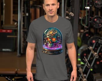 Mekanikal Steampunk Skull Unisex t-shirt
