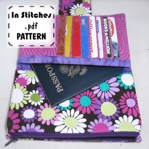 Hold It All Shopper PDF Pattern DIY Wallet Clutch Instructions image 1