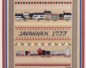 The Savannah Sampler Cross Stitch PDF Pattern