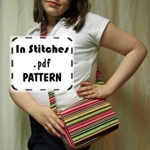 Cross Body Purse PDF Sewing Pattern Small Joey Shoulder Bag EASY Instructions Tutorial image 3