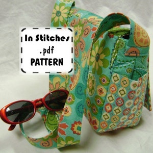 Cross Body Purse PDF Sewing Pattern Small Joey Shoulder Bag EASY Instructions Tutorial image 1