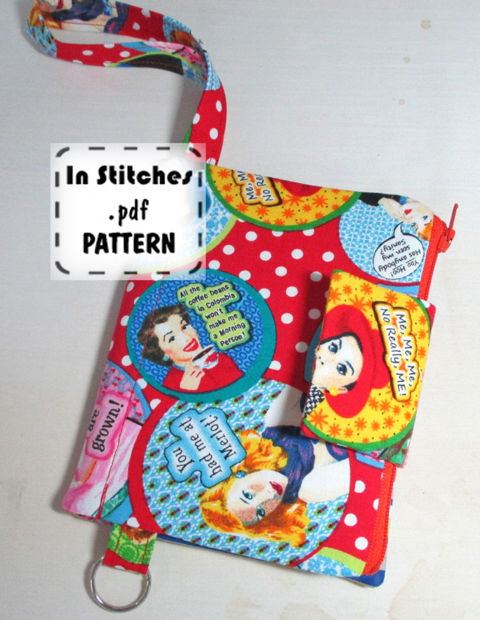 Passport Wallet Wristlet PDF Pattern DIY Clutch Instructions Etsy