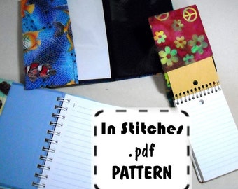 Journal Cover PDF Pattern EASY Instructions-Tutorial to Cover any Album or Notebook