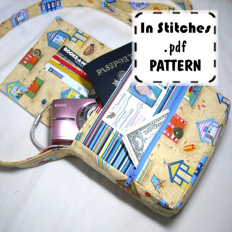 Download PDF Purse Pattern Small Adventure Bag EASY instructions DIY | Etsy