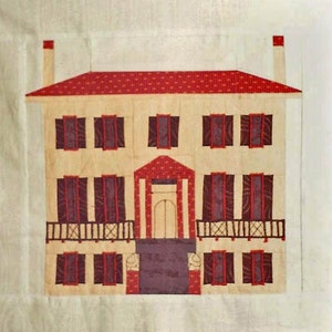 Andrew Low House Quilt Block PDF Pattern Paper Foundation Piecing