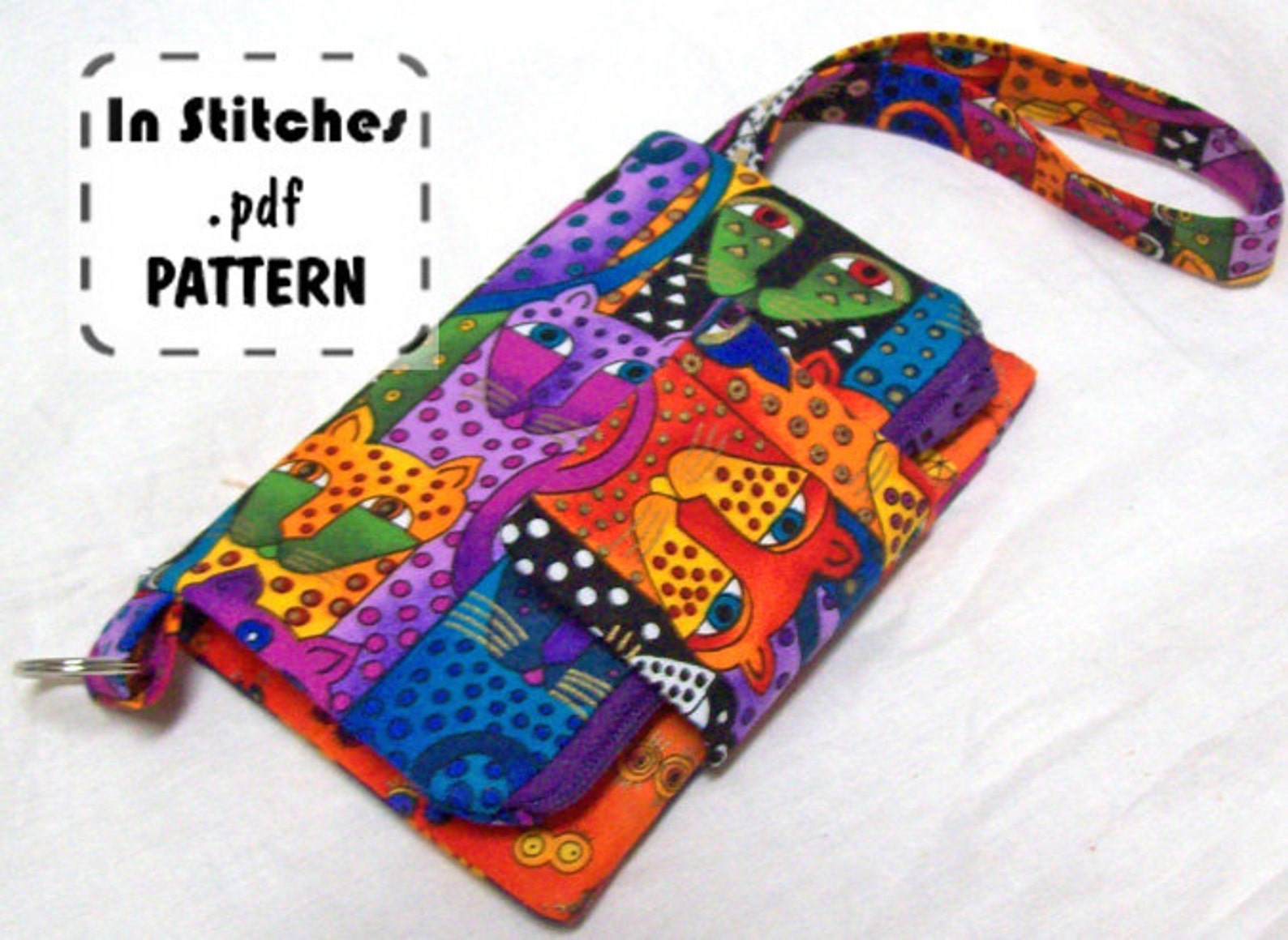 Small Wallet Wristlet PDF Pattern DIY Clutch Instructions Etsy