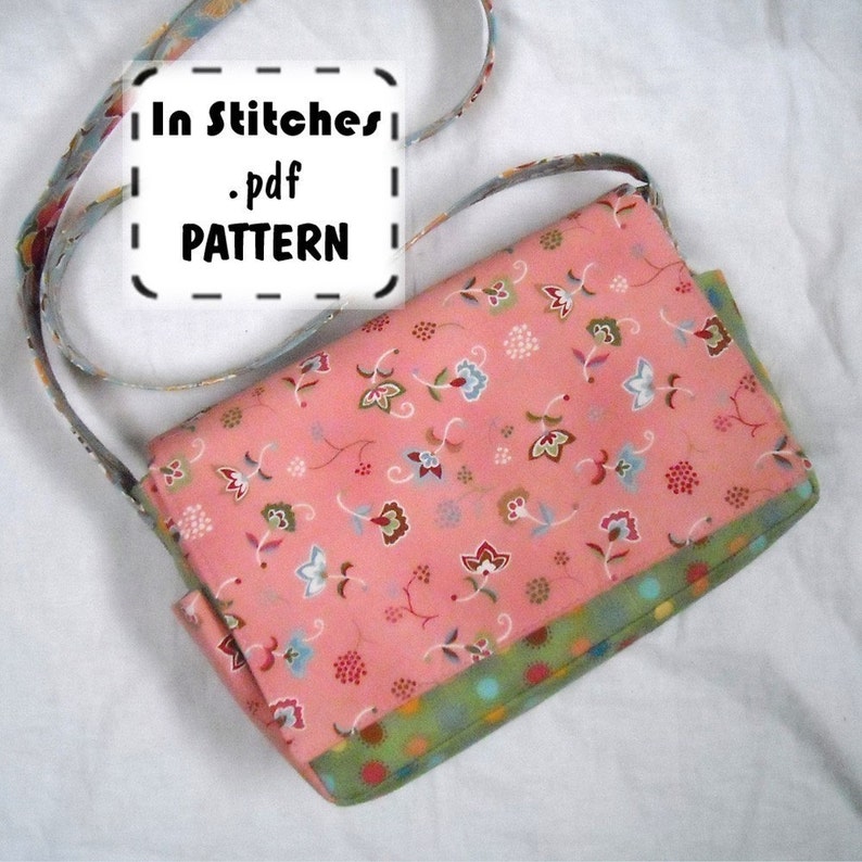 Cross Body Purse PDF Sewing Pattern Small Joey Shoulder Bag EASY Instructions Tutorial image 4
