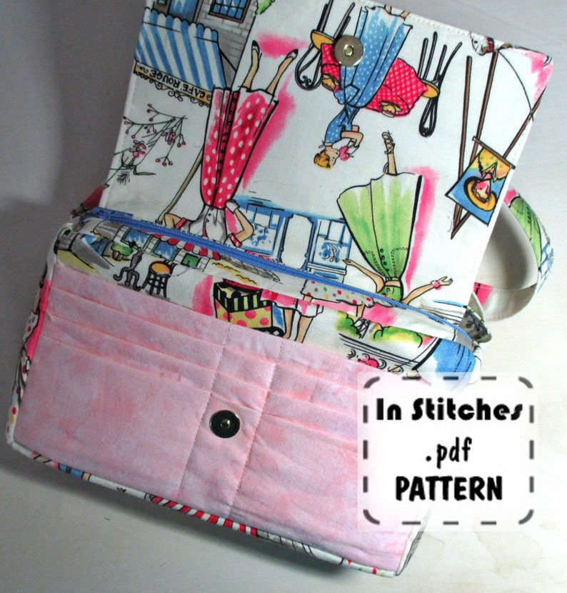 Franny PDF Fanny Pack Pattern EASY instructions DIY Waist Pack Belly Bag Tutorial image 2