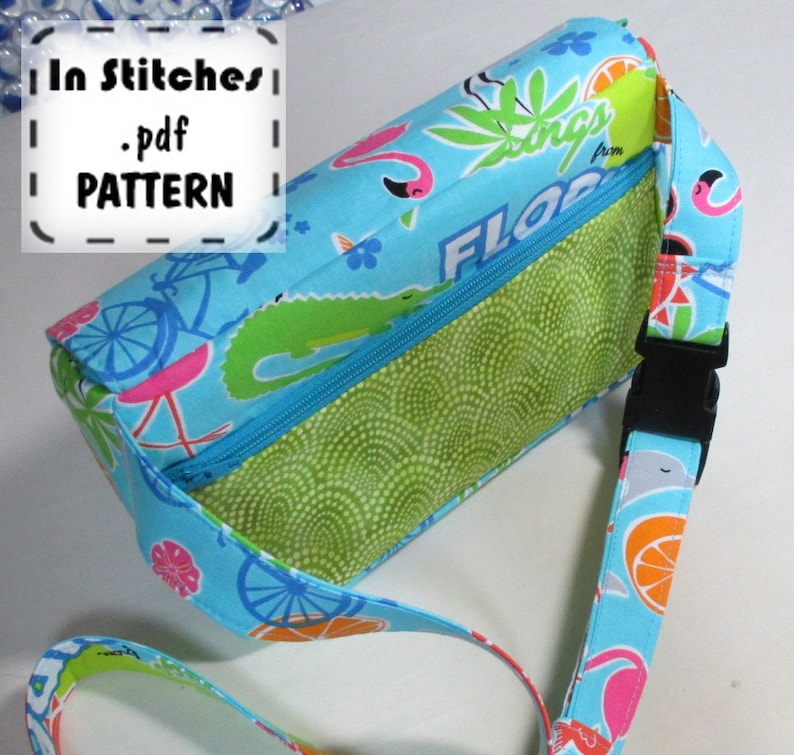 Franny PDF Fanny Pack Pattern EASY instructions DIY Waist Pack Belly Bag Tutorial image 4