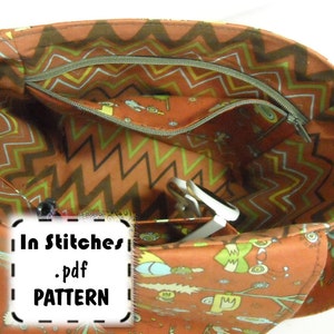 Mimi PDF Pattern Cross Body Messenger Bag EASY Instructions image 4