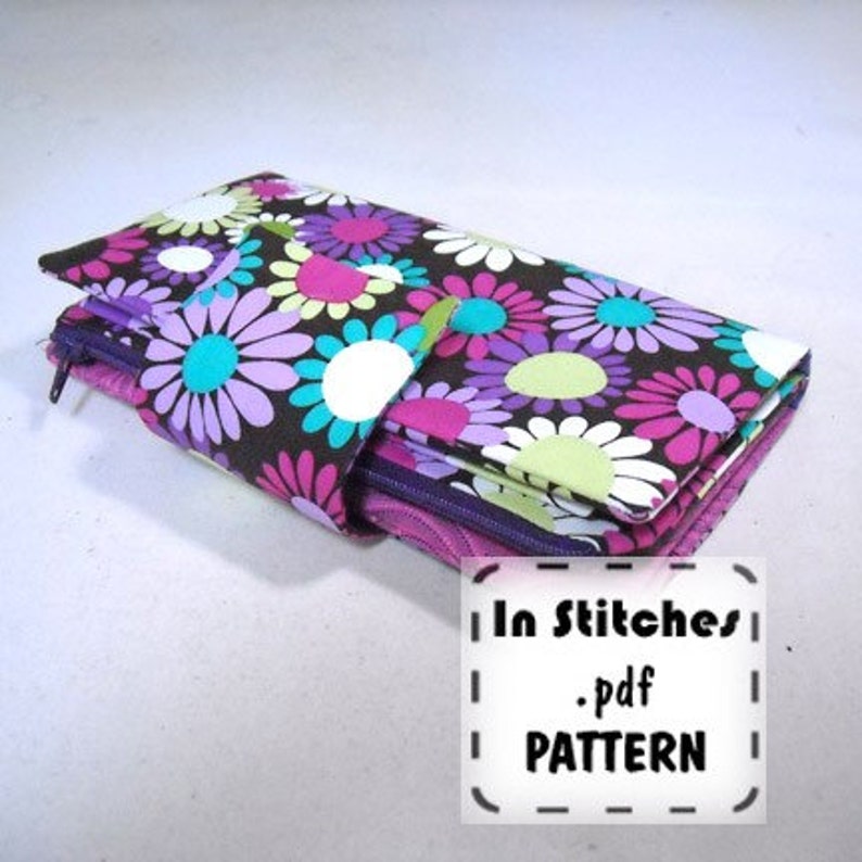 Hold It All Shopper PDF Pattern DIY Wallet Clutch Instructions image 3