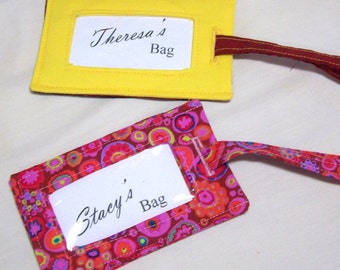 Luggage Tags DIY PDF Tutorial