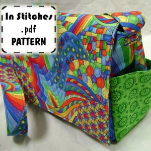 Cross Body Purse PDF Sewing Pattern - Medium Sheila Shoulder Bag EASY Instructions Tutorial