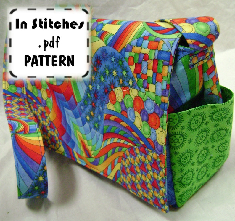 Cross Body Purse PDF Sewing Pattern Medium Sheila Shoulder 