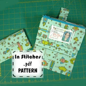 Hold It All Shopper PDF Pattern DIY Wallet Clutch Instructions image 4