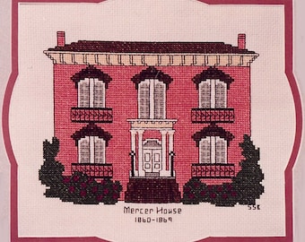 Mercer House Cross Stitch PDF Pattern