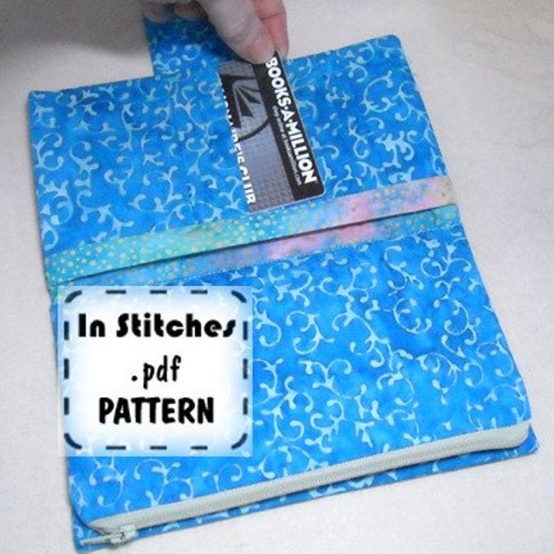 Hold It All Shopper PDF Pattern DIY Wallet Clutch Instructions image 2