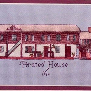 Pirates&#39; House Cross Stitch PDF Pattern