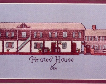 Pirates' House Cross Stitch PDF Pattern